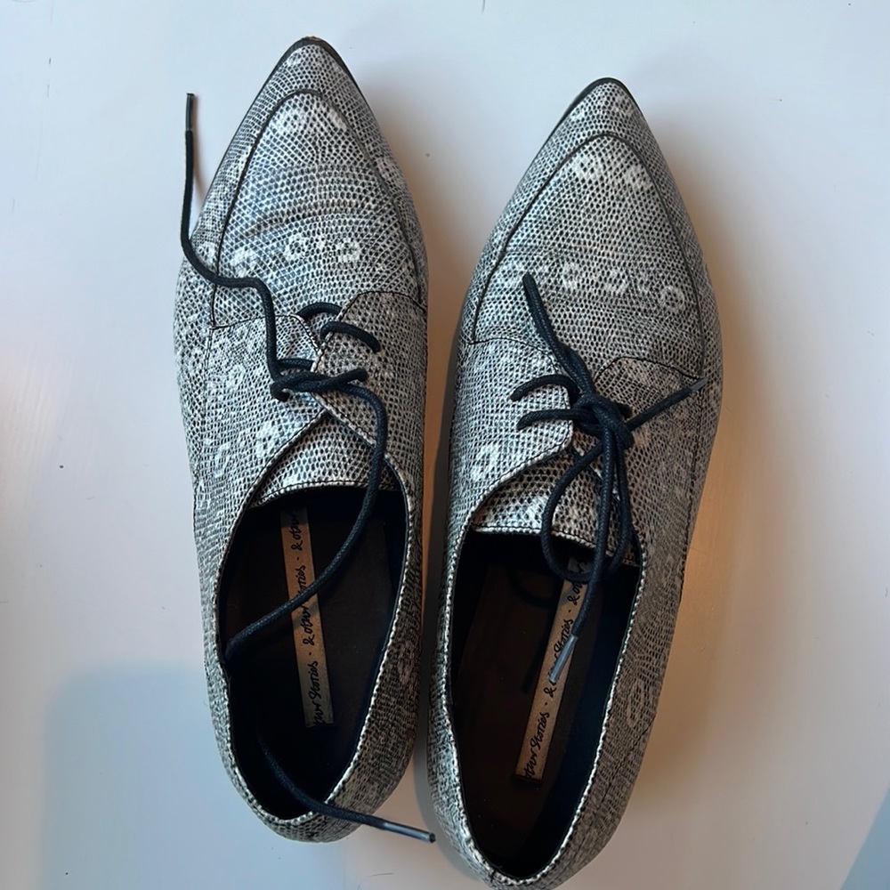 Practically new edgy lace up brogues by & other stories